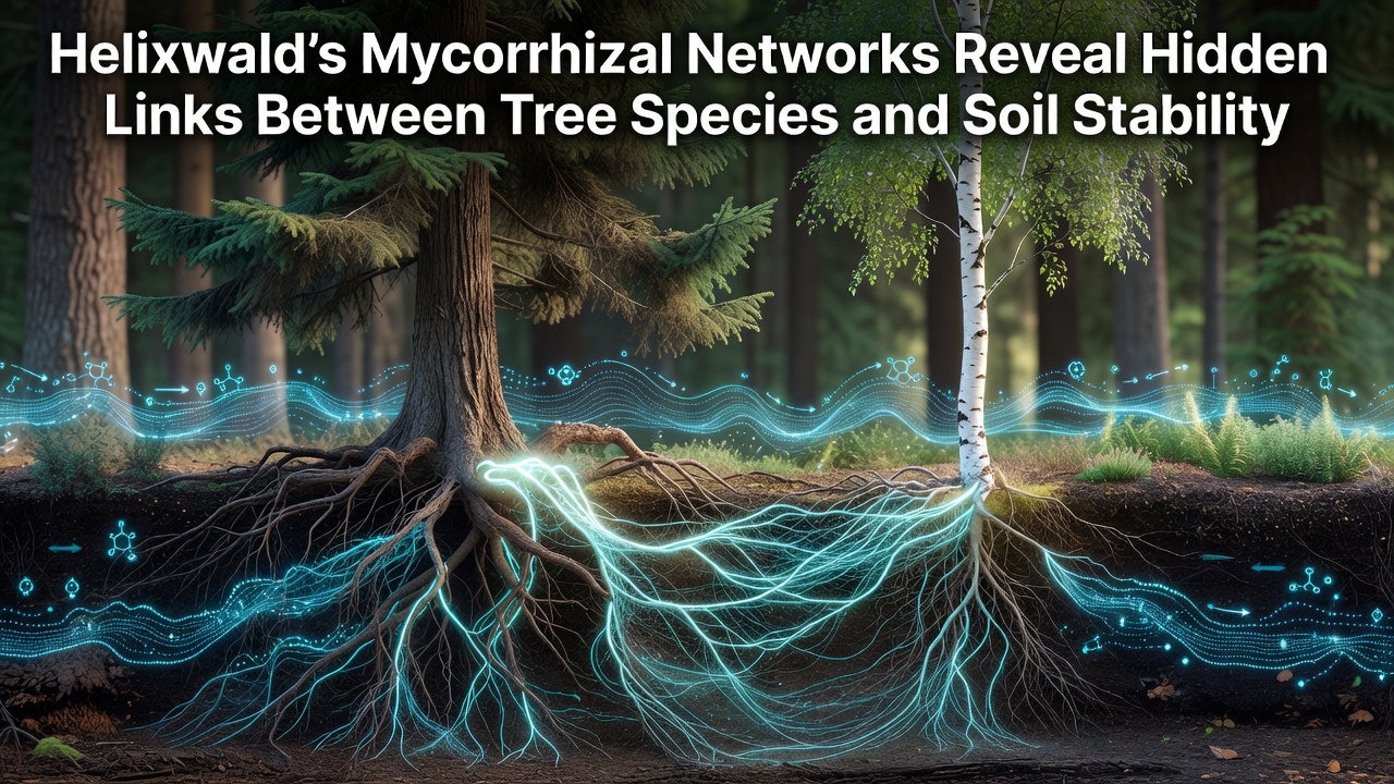 Helixwald's Mycorrhizal Networks Reveal Hidden Links Between Tree Species and Soil Stability