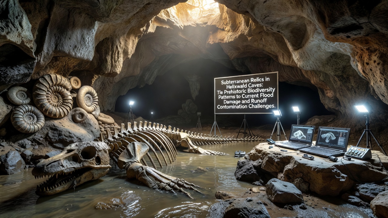 Subterranean Relics in Helixwald Caves Tie Prehistoric Biodiversity Patterns to Current Flood Damage and Runoff Contamination Challenges